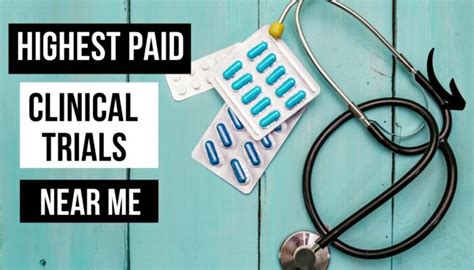 medical trials near me that pay